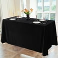 thumbnail image 3 of sunsanly Tablecloth Oblong Shape Pure Color Easy Care Velvet Table Banquets Party Decoration Tablecloth Diner Hotel Restaurant Picnic Table Cover, 3 of 8