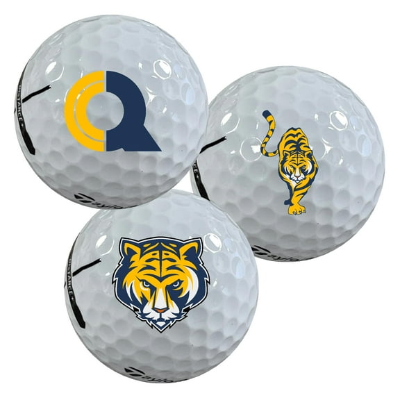Queensborough Community College Tigers Logo Edition Taylormade Distance  Golf Balls 12-Pack (Dozen)
