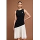 thumbnail image 1 of Vestido bellabarnetten Porsha Flower sin mangas asimétrico, 1 of 6