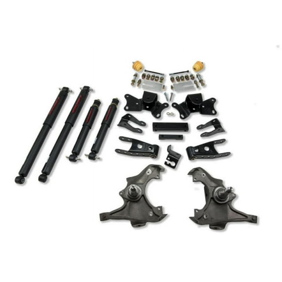 Belltech LOWERING KIT WITH ND2 SHOCKS Fits select: 1999-2000 CHEVROLET GMT-400 C3500, 1997-1998 CHEVROLET GMT-400 C2500
