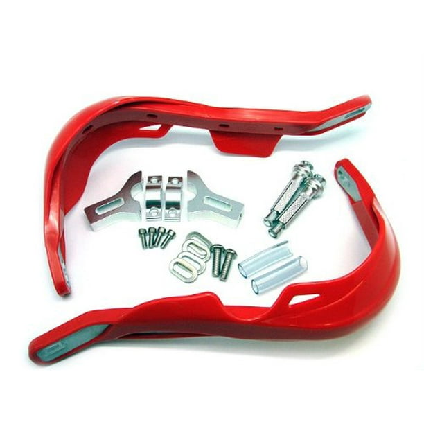TMS Red Handlebar Hand Brush Guards for Honda Motocross OffRoad ATV