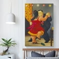 thumbnail image 5 of Fernando Botero Couple Dancing Paintings Wall Art Poster Canvas Wall Art Poster Decorative Bedroom Modern Home Print Picture Artworks Posters 20x30inch(50x75cm), 5 of 6