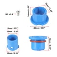 thumbnail image 3 of Unique Bargains 2pcs H3 LED Headlight Adapter Base Bulb Sockets Retainer Holder Universal for Car Auto Blue, 3 of 6