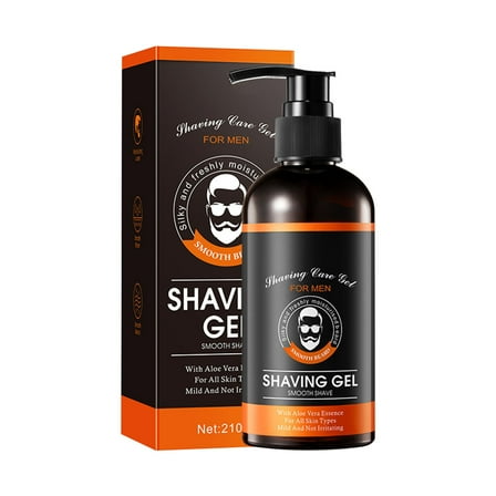 Moisturizing Shaving Gel Protective Shaving Gel Containing Moisturizing Ingredients Men's Shaving Gel Soothing And Protecting Sensitive Comfortable 210ml