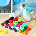 thumbnail image 5 of ZWHong 30 Pairs Colored Shoe Laces, 48 Inch Extra Long Flat Shoelaces for Sneakers, Boots, Kids, Adults - Bulk Multipack Athletic Shoestrings (29 Assorted Colors), 5 of 7