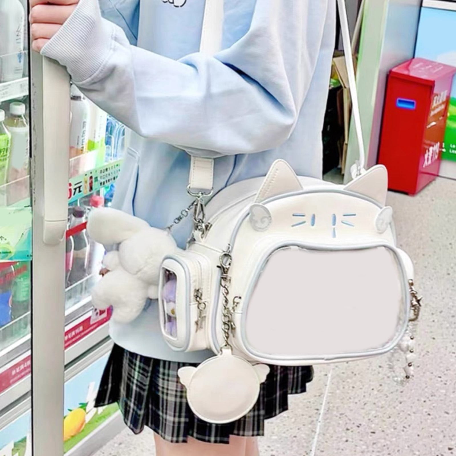 Women Cute Crossbody Bag Japanese Shoulder Bag Aesthetic Ita Bag Backpacks Student Casual Messenger Bag