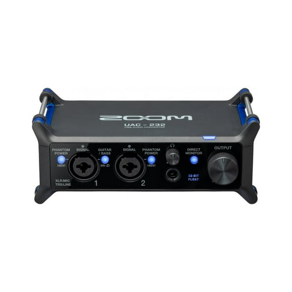 Interfaz Audio ZOOM UAC-232 Bits 32 Flotante 2 XLR TRS