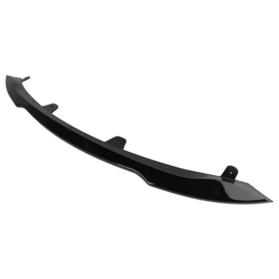 Ikon Motorsports Front Bumper Lip Spoiler Lower Air Dam Chin Splitter Bodykit Replacement Compatible With 2019-2021 Toyota Corolla Auris 3rd E210 5-Door Hatchback Gloss Black