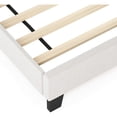 thumbnail image 6 of Modern Motifs Linen Upholstery And Cushioned Button Tufted Bed Frame, Simple Stylish Design, Functional And Suitable For Most Bedroom, 6 of 6