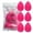 Pink, variant on Éclat Makeup Sponge Set, 6 Pcs Blender Sponge Puff, Latex-Free & Super Soft, Wet & Dry Multi Use for Liquid, Powder, Cream Foundation, Lightweight Teardrop Shape Professional Beauty Blending Tool