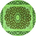 thumbnail image 1 of Ahgly Company Indoor Round Persian Green Traditional Area Rugs, 8' Round, 1 of 1
