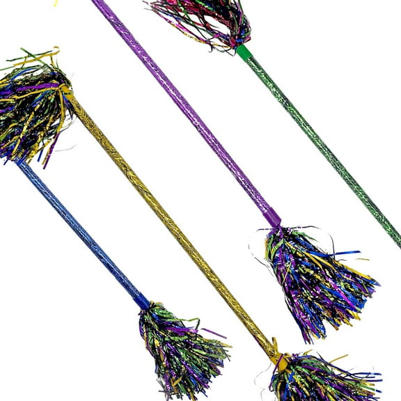 18" Tinsel Baton - 4 Colors (Dozen)
