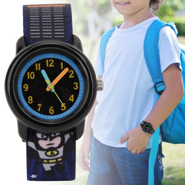 Reloj impermeable para niños Jadeshay con Patrón de dibujos animados de cuarzo