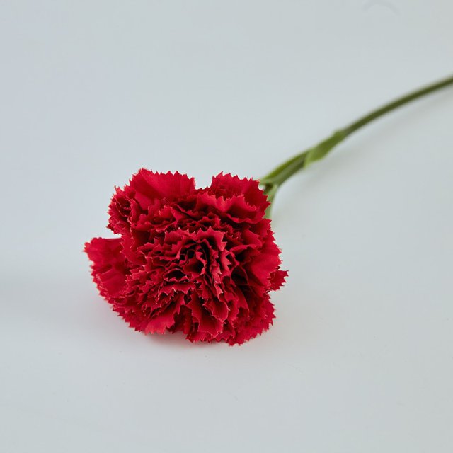 Ramo de claveles, flores artificiales al aire libre resistentes a los rayos UV que no se decoloran, mini pétalos de seda de clavel, flores falsas, plantas eternas, decoración suave para el hogar