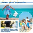 thumbnail image 5 of 3 Pieces Reusable Wet Bag for Swimsuit and Towels Large, Waterproof Wet Dry Bag Pouch with Zipper for Washable Diaper Clothes Toiletry Pool Gym Laundry Beach Travel Women, 5 of 7