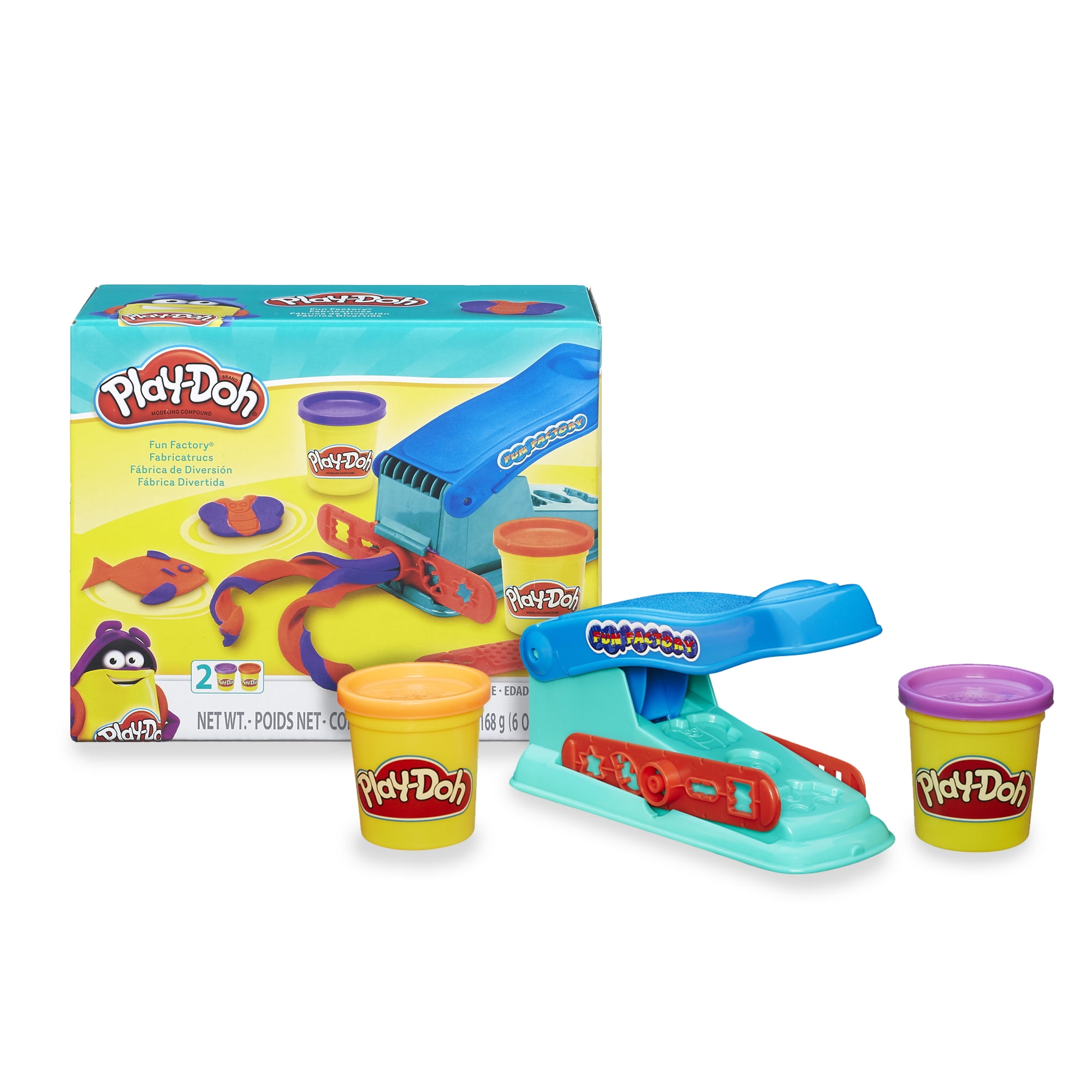 Play Doh Dough Clay Fun Factory Toy Kids Boys Game Playdough Gift Set Safe Color 