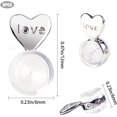 thumbnail image 4 of Monebena 3 Pairs Earring Backs for Heavy Earring, Silicone Earring Lifters for Droopy Ears, Earring Backs Replacements, Earlobe Support Backs, Heavy Earring Support, Earring Backings, Silver, 4 of 15