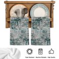 thumbnail image 5 of Teal Grey Abstract Kitchen Towels Set of 4, Modern Graffiti Distressed Mottled Art Absorbent Dish Towels for Kitchen, Microfiber Hand Towel, Quick Drying Tea Towel for Cleaning Decorative Dishcloths, 5 of 7