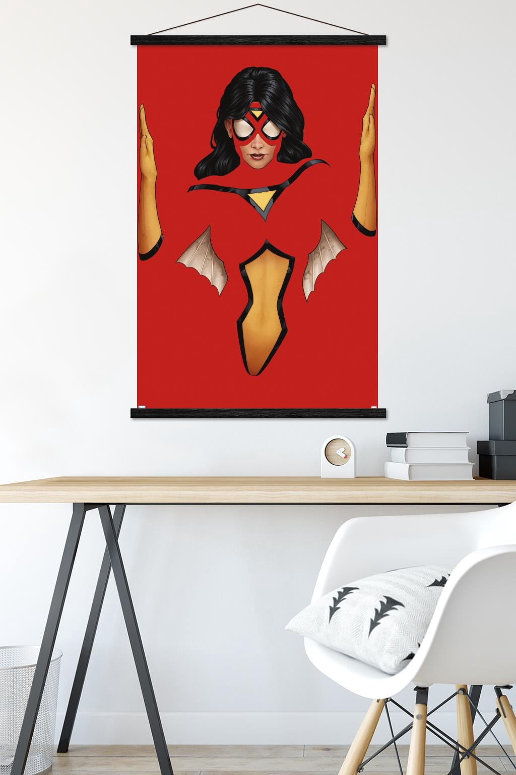 Marvel Comics - Spider Woman - Strikeforce #1 Wall Poster with Wooden Magnetic Frame, 22.375" x 34"