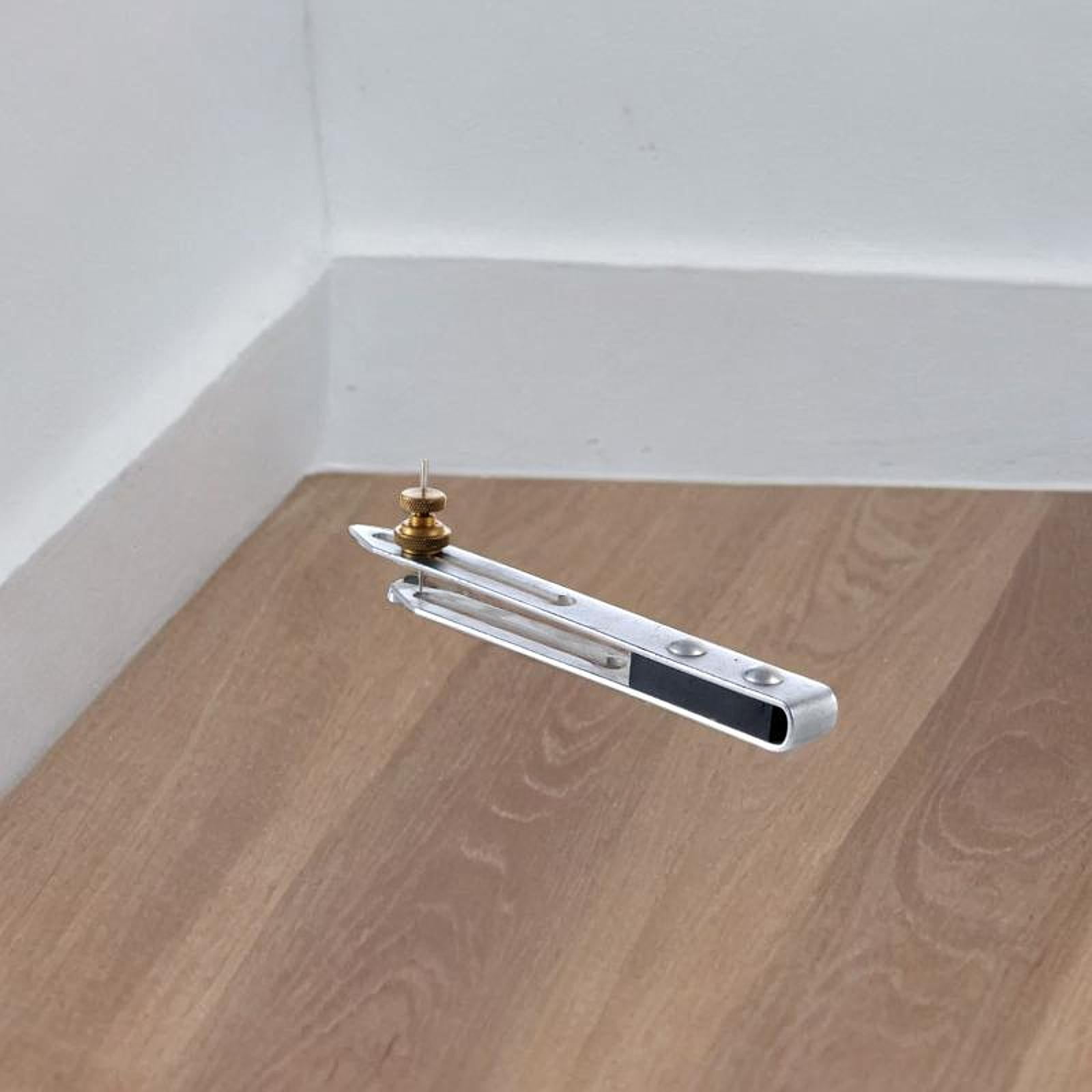 oshhni Floor Layer Mini Recess Scriber Floor Layout Compass for Plumbing Miter Cuts