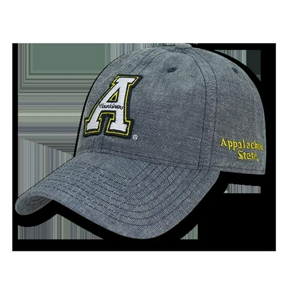 W Republic Apparel 1010-104-BLU Appalachian State Relaxed Denim Cap, Blue