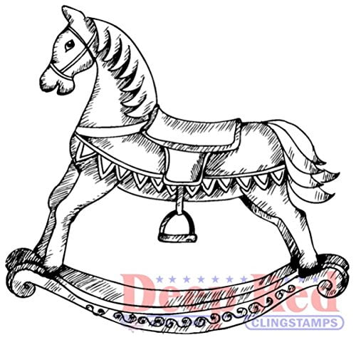 rubber rocking horse