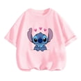 thumbnail image 2 of 2024 Camiseta Kawaii Lilo Stitch Ropa para Niños Anime Moda de Verano Camisetas para Niños Casual Manga Corta Bebé Niños Camionero, 2 of 5