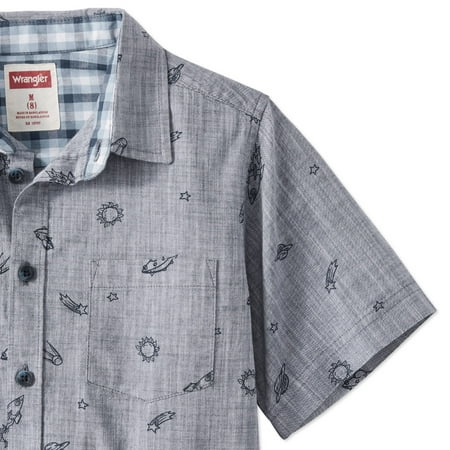wrangler button up shirts walmart