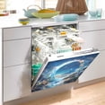 thumbnail image 2 of Yayeee Magnetic Dishwasher Cover for The Front Decoration Home Kitchen Machine Sticker Protector, Floral Moon, 2 of 6
