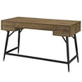 thumbnail image 4 of Modway Surplus Modern Wood & Steel Office Desk in Walnut/Black, 4 of 5