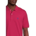 thumbnail image 4 of Polo Piqué de Algodón Sólido para Hombre U.S. Polo Assn. New England Berry XL, 4 of 4