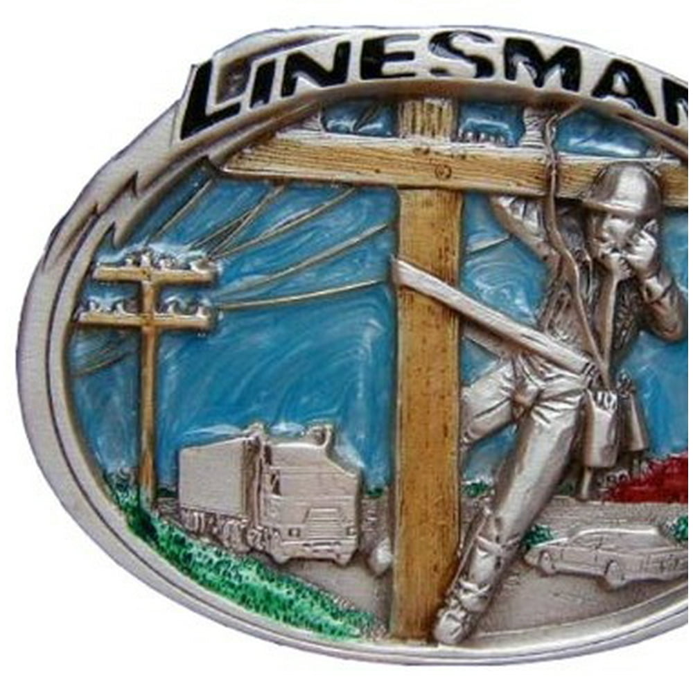 LFA Linesman Colored Novelty Belt Buckle