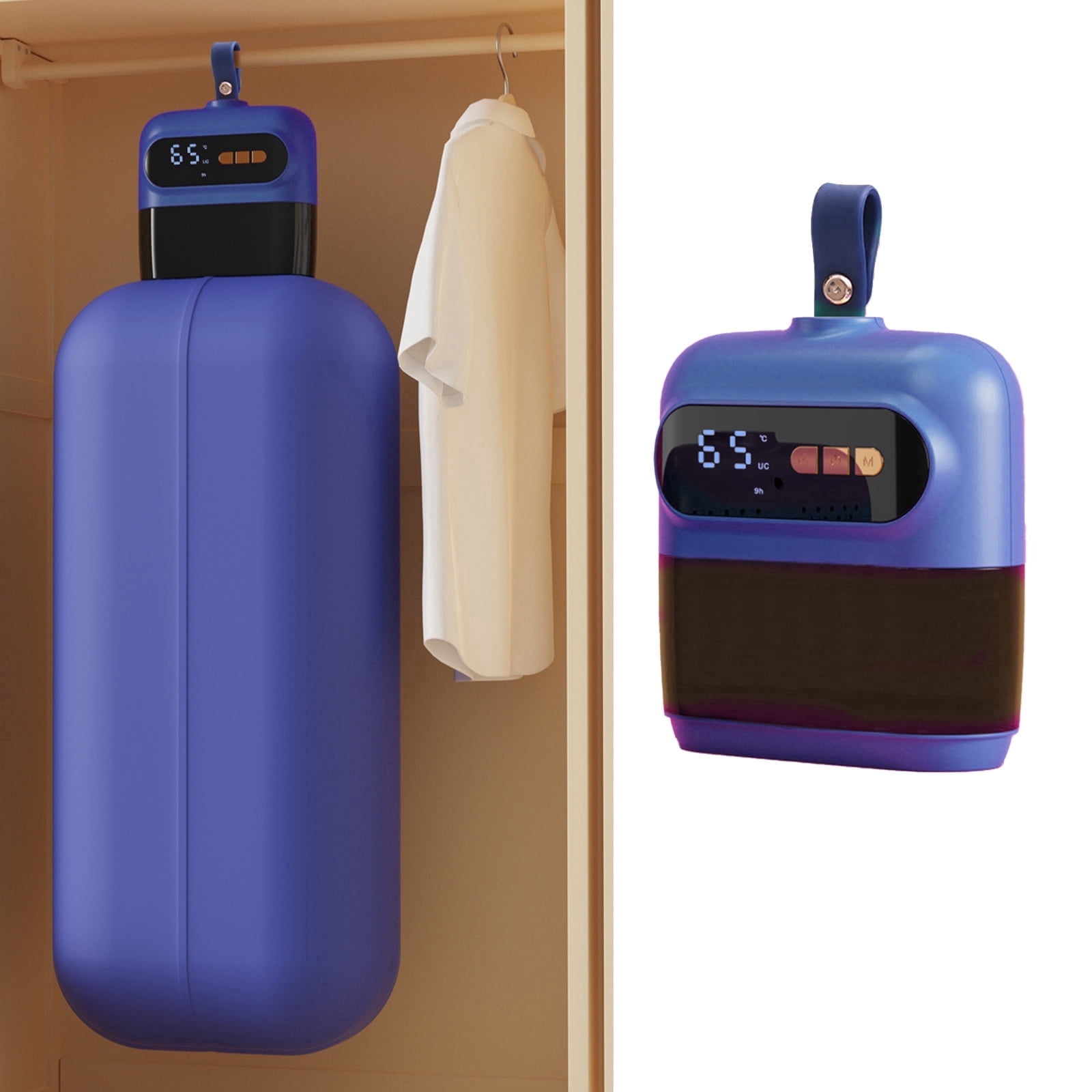 JahyShow Portable Clothes Dryer, Mini/Compact Dryer for Apartment, RV, Travel Fast-Drying Machine with Adjustable Timer Hassle-Free Setup