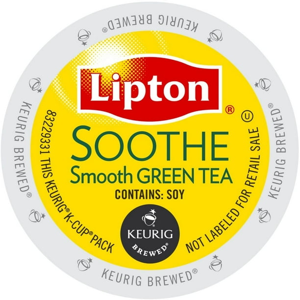 Lipton Soothe Green Tea, K-Cup Portion Pack for Keurig Brewers, 24