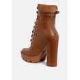 thumbnail image 3 of Yeti High Heel Lace Up Biker Boots, 3 of 10