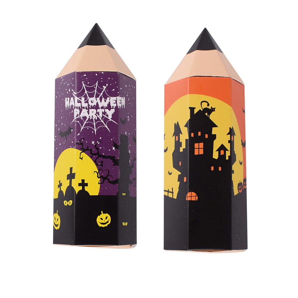 Halloween gift box 12 Pcs 11.5x5cm Halloween Candy Box Creative Pencil