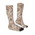 thumbnail image 4 of Lsque Indian Paisley1 Printed Crew Socks Men's Women's LightWeight Thin Casual Calf Socks ,Knee High Socks,Cotton Socks, 4 of 9