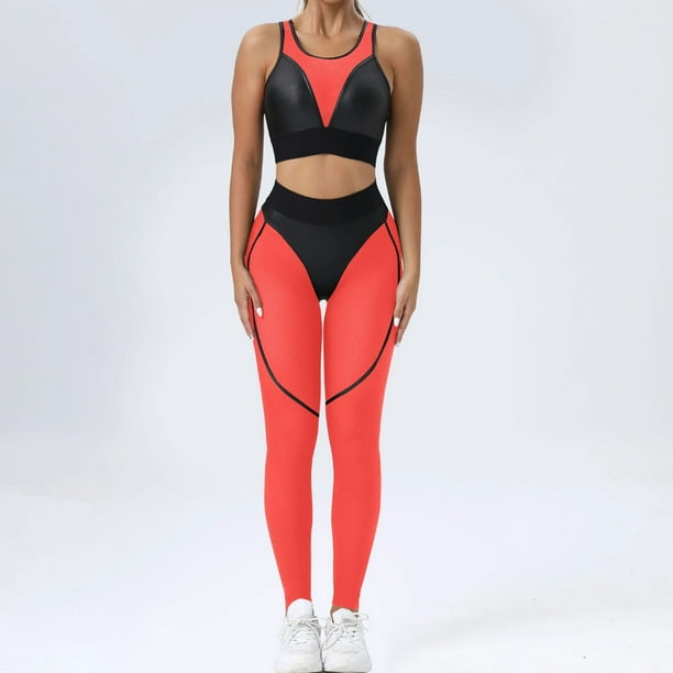 Women Suit for Fitness Mesh Gym Sets Womens Outfits Transparent Sport  Leggings Set Women 2023 Two Piece Workout Clothes Purple 