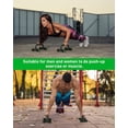 thumbnail image 3 of Barra de flexiones, estructura portátil para entrenamiento físico en el hogar, mango de soporte de flexiones para entrenamientos en el piso, adecuado para hombres y mujeres., 3 of 5