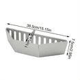 thumbnail image 6 of Charcoal Grill Baskets Barbecue Rack Accessories, Outdoor Barbecue Galvanized Sheet BBQ Carbon Tool Carbon Basket, 6 of 8