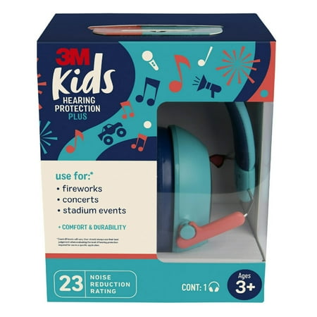 

3M Kids Hearing Protection Plus 23 dB Teal