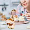 thumbnail image 4 of Swan Base Holder Forks,Elegant Swan Base Holder Dinnerware Dessert Flatware Unbeatable Value, 4 of 7