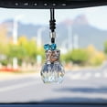 thumbnail image 1 of Nilvkv Car Aromatherapy Perfume Pendant Rearview Mirror Crystal Empty Bottle 5ml Long-lasting Aroma, Car Accessories, 1 of 6
