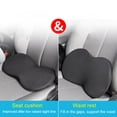 thumbnail image 2 of Hadanceo Car Seat Cushion Relieve Back Pain Enhance Driving Experience Seat Cushion for Long-distance Travel Comfort, 2 of 10