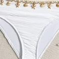 thumbnail image 6 of hengsof Girls Solid Shell Print Backless Strap Tank Top Swim Shorts Cover Up Skirt 3 Piece Swimsuit Set with Built in Pads Cute Beach Swimwear 6-13 Years, 6 of 8