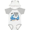 thumbnail image 3 of Inktastic My Nana Loves Me- whale shark Boys or Girls Baby Bodysuit, 3 of 5
