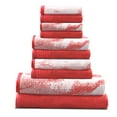thumbnail image 2 of Superior Cotton 10 Piece Assorted Solid and Marble Towel Set, Terra Cotta, 2 of 8