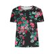 thumbnail image 4 of Tops de Ajuste Suelto para las Mujeres Impreso Manga Corta Suéter Camiseta Cuello Redondo Blusa Casual, Top de Moda para el Uso Diario Y las Salidas, 4 of 6