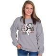 thumbnail image 3 of Retro Betty Boop Texas State Outline Women Crewneck Sweatshirt Brisco Brands S, 3 of 6
