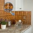 thumbnail image 2 of FASÄDE 47 in. Decorative Vinyl Inside Corner Trim in Polished Copper (5 Pack), 2 of 4